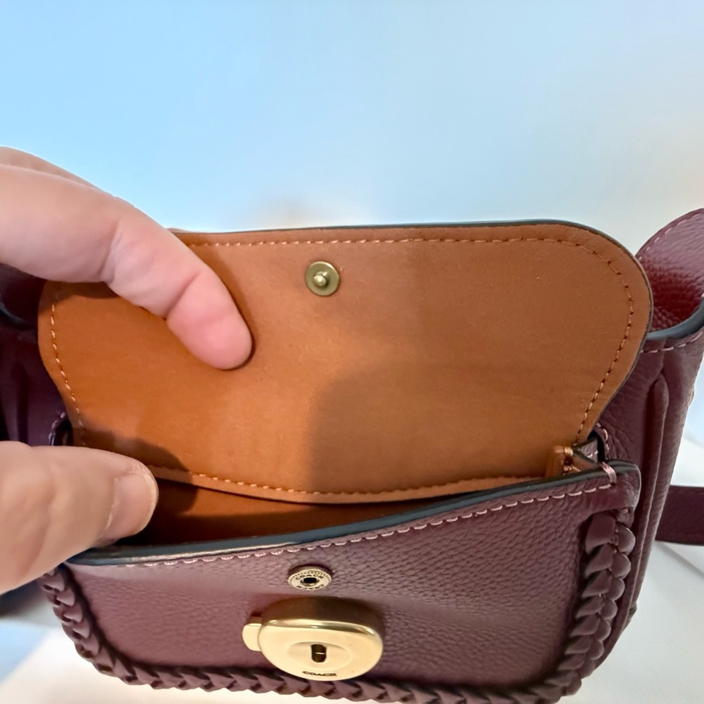 Coach Tabby 19 Braided Leather Crossbody - Picture 9 of 9